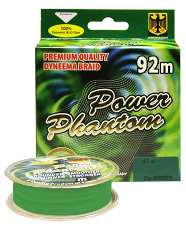 Шнур Power Phantom 4x Green 92m 0 10mm