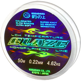 Леска Kosadaka 50m laquo BLAZE raquo 0 12мм Леска Kosadaka 50m laquo BLAZE raquo 0 12мм