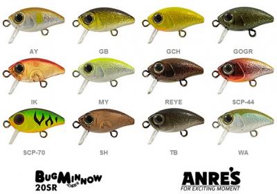 Воблер Angler s Republic BUGMINNOW 20SR AR BM20SR GCH Воблер Angler s Republic BUGMINNOW 20SR AR BM20SR GCH