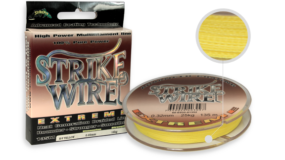 Шнур Strike Wire Extreme 0 21мм 15 0кг 135м H V Yellow