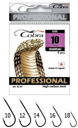 Крючки COBRA Professional Ishidai size 10