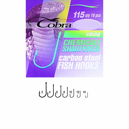 Крючки COBRA Viking size 10NSB