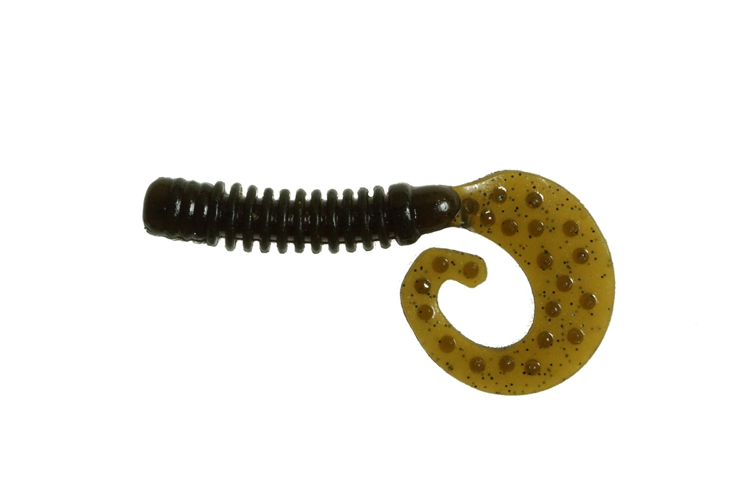 Мягка приманка Aiko Pure tail 3 75mm 011 Swamp Fish smell уп 8шт