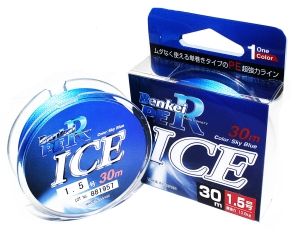 Шнур Benkei Ice SkyBlue 0 8 6 3 кг 30м Шнур Benkei Ice SkyBlue 0 8 6 3 кг 30м