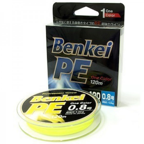 Шнур Benkei 1 yellow 1 5кг 120м
