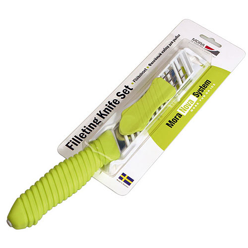 Нож филейный с вилкой Mora NOVA Filleting Knife Kit 11621 Нож филейный с вилкой Mora NOVA Filleting Knife Kit 11621