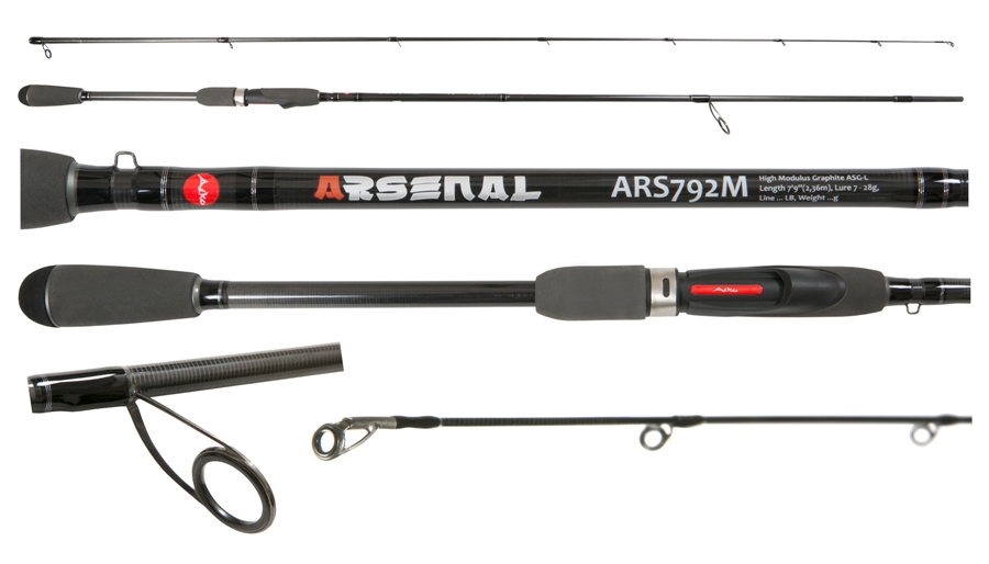 Спиннинг Aiko Arsenal 802MH 244cm 10 46gr Спиннинг Aiko Arsenal 802MH 244cm 10 46gr