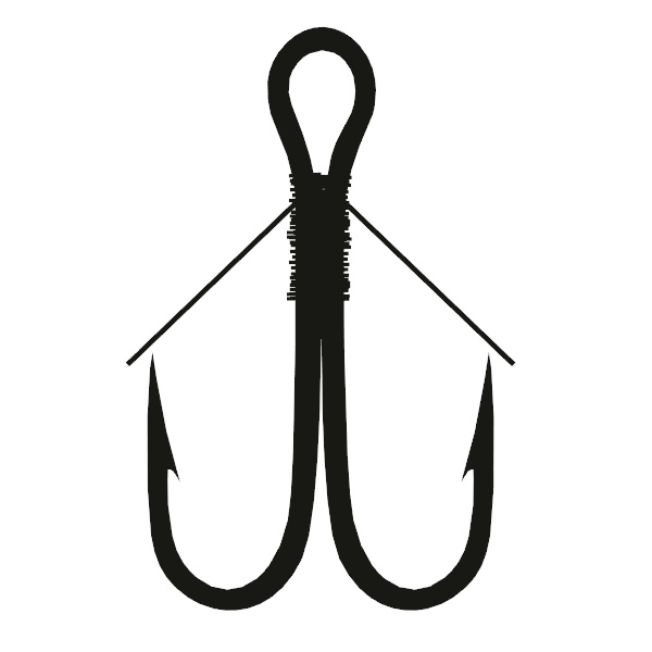 Двойник PowerGrip Double Weedless 2 0