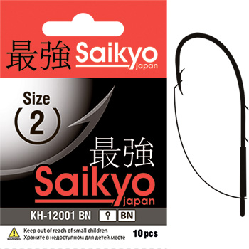 Крючки Saikyo КН 12001 BN 3 0 10шт Крючки Saikyo КН 12001 BN 3 0 10шт