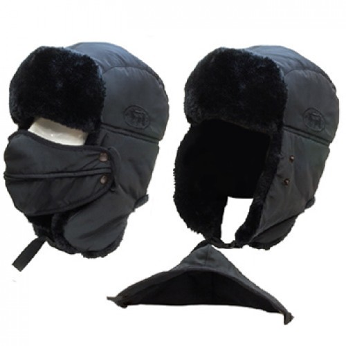 Шапка Alaskan с мехом и маской черная AWC1605B Шапка Alaskan с мехом и маской черная AWC1605B