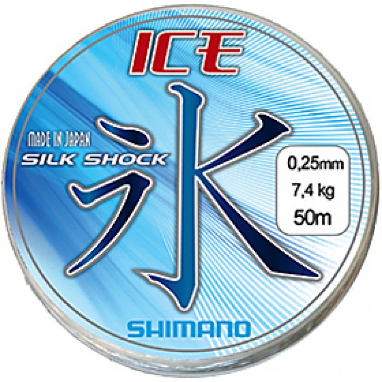 Леска Shimano Ice Silkshock 50м 0 22мм 5 15 кг Леска Shimano Ice Silkshock 50м 0 22мм 5 15 кг
