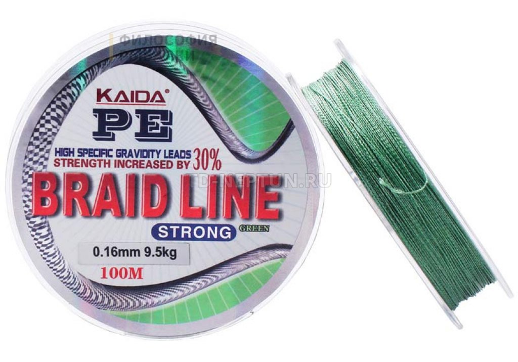 Шнур KAIDA PE BRAID LINE STRONG 100m 0 10mm Шнур KAIDA PE BRAID LINE STRONG 100m 0 10mm