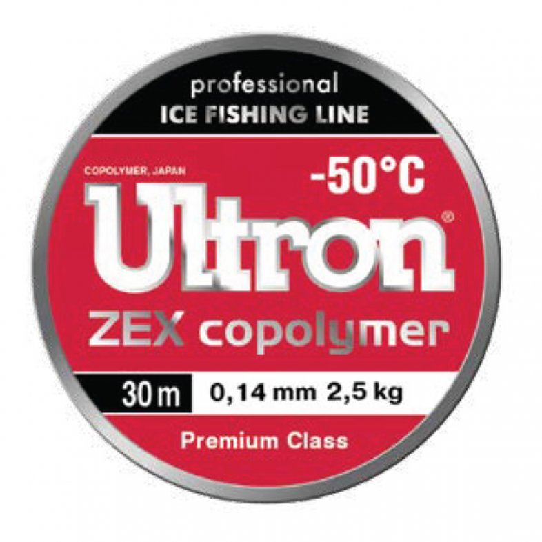 Леска ULTRON Zex Copolymer 0 25мм 30м
