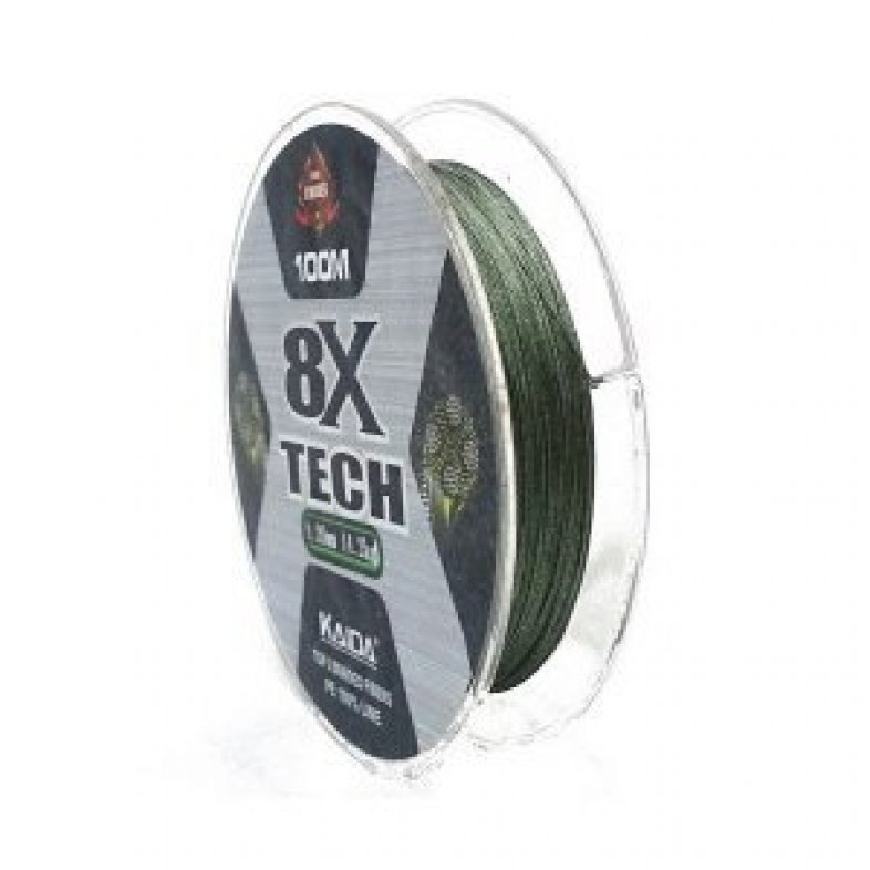 Шнур KAIDA 8X TECH 125m 0 25mm Шнур KAIDA 8X TECH 125m 0 25mm