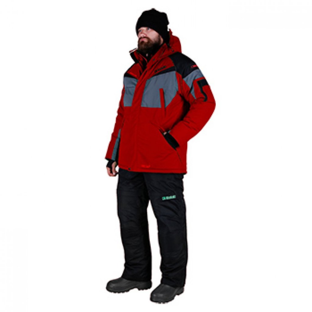 Костюм зимний Alaskan Dakota p XL красный серый черный Костюм зимний Alaskan Dakota p XL красный серый черный
