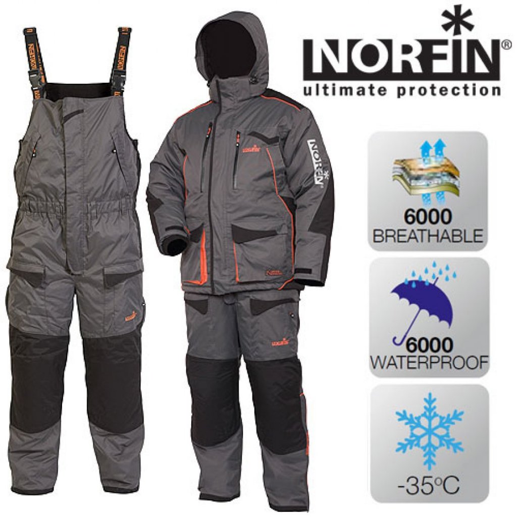 Костюм зимний Norfin DISCOVERY GRAY p XL L Костюм зимний Norfin DISCOVERY GRAY p XL L