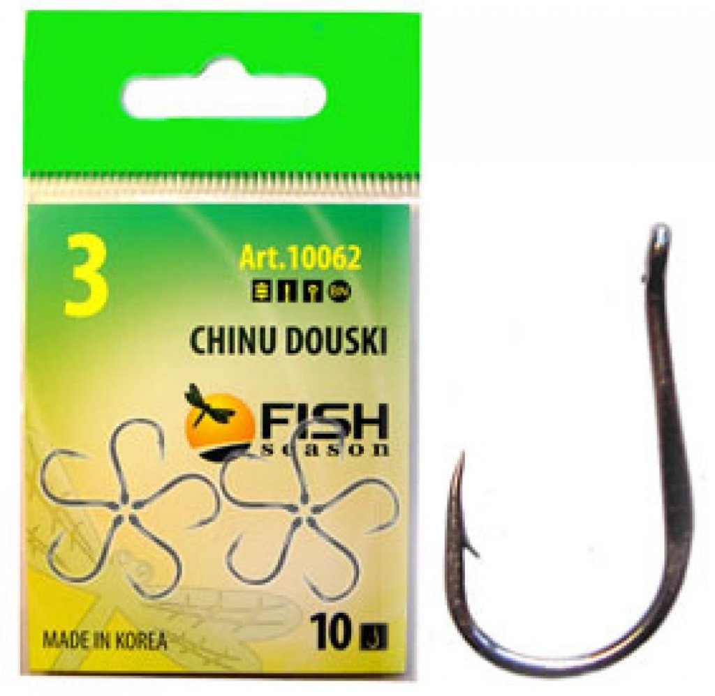 Крючки FISH season 0 5 Chinu Douski 10шт Крючки FISH season 0 5 Chinu Douski 10шт