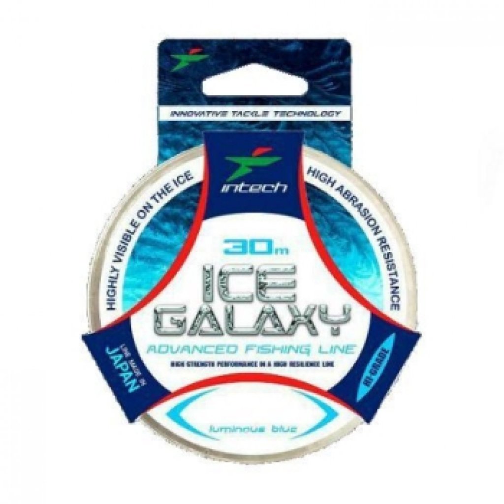 Леска Intech Ice Galaxy 0 167mm 2 45kg 50m голубая Леска Intech Ice Galaxy 0 167mm 2 45kg 50m голубая