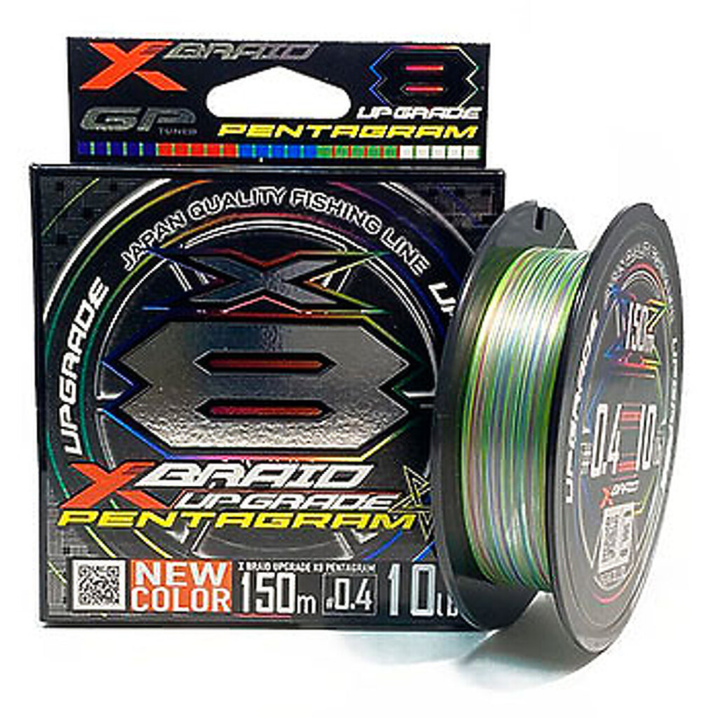 Шнур YGK X Braid Upgrade X8 Pentagram 150m Multicolor 1 2 0 185 11 3кг Шнур YGK X Braid Upgrade X8 Pentagram 150m Multicolor 1 2 0 185 11 3кг