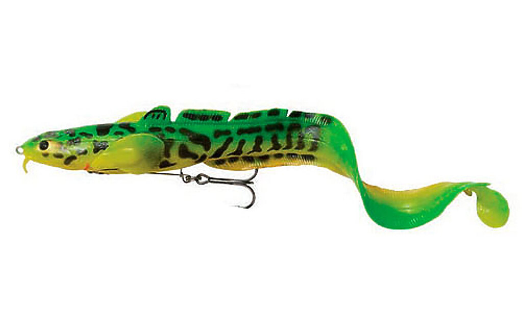 Мягкая приманка Savage Gear 3D Burbot 250 Slow Sink Firetiger 25см 70гр арт 63846