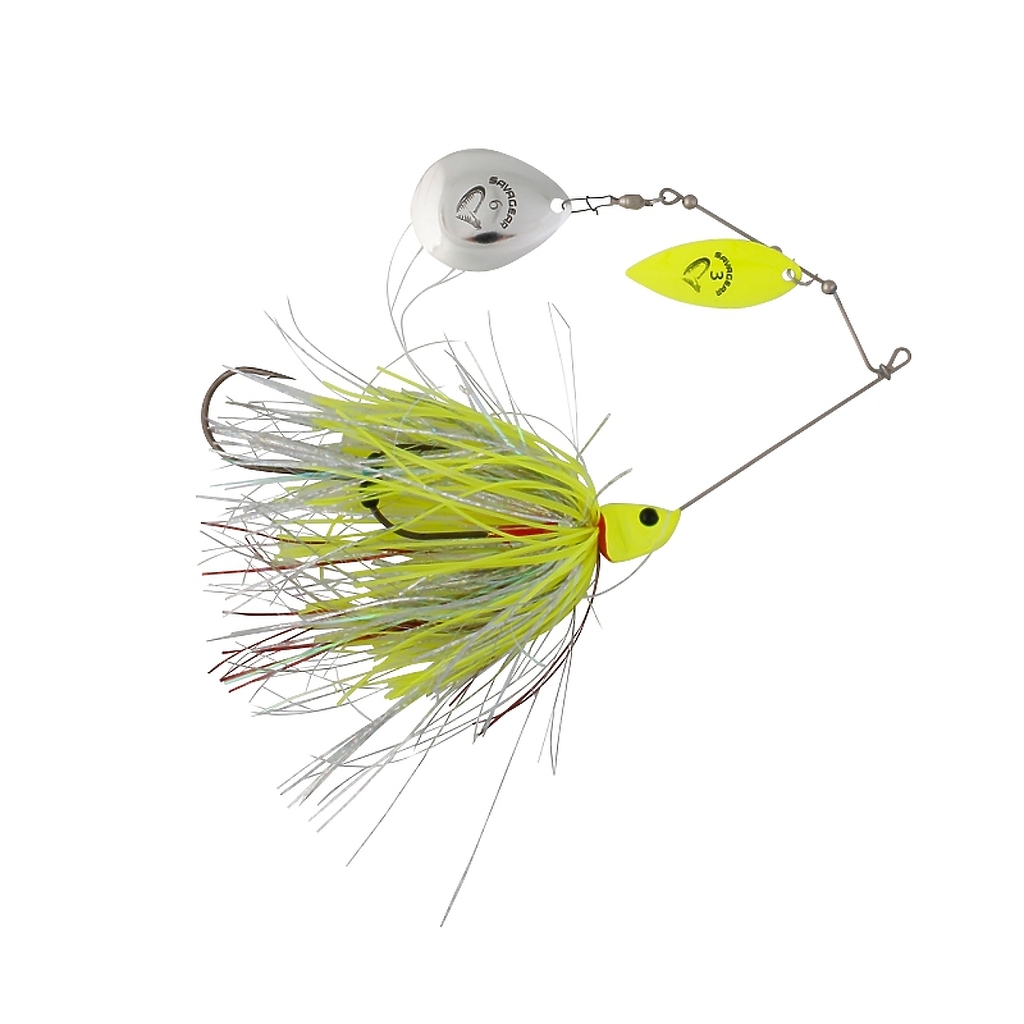 Спиннербейт Savage Gear Da Bush Spinnerbait 180 Sinking Yellow Silver Holo Flame Fluo 18см 42гр Спиннербейт Savage Gear Da Bush Spinnerbait 180 Sinking Yellow Silver Holo Flame Fluo 18см 42гр