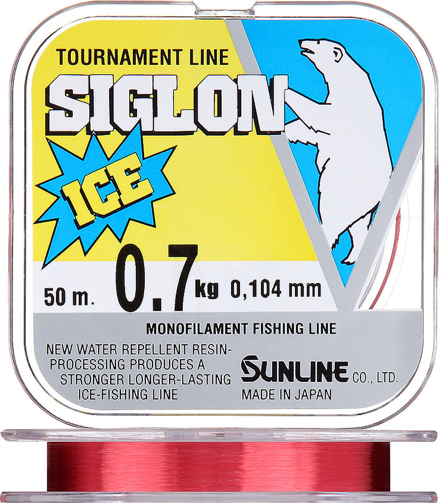 Леска SUNLINE SIGLON ICE FISHING 50м красная 1 5 0 205мм Леска SUNLINE SIGLON ICE FISHING 50м красная 1 5 0 205мм