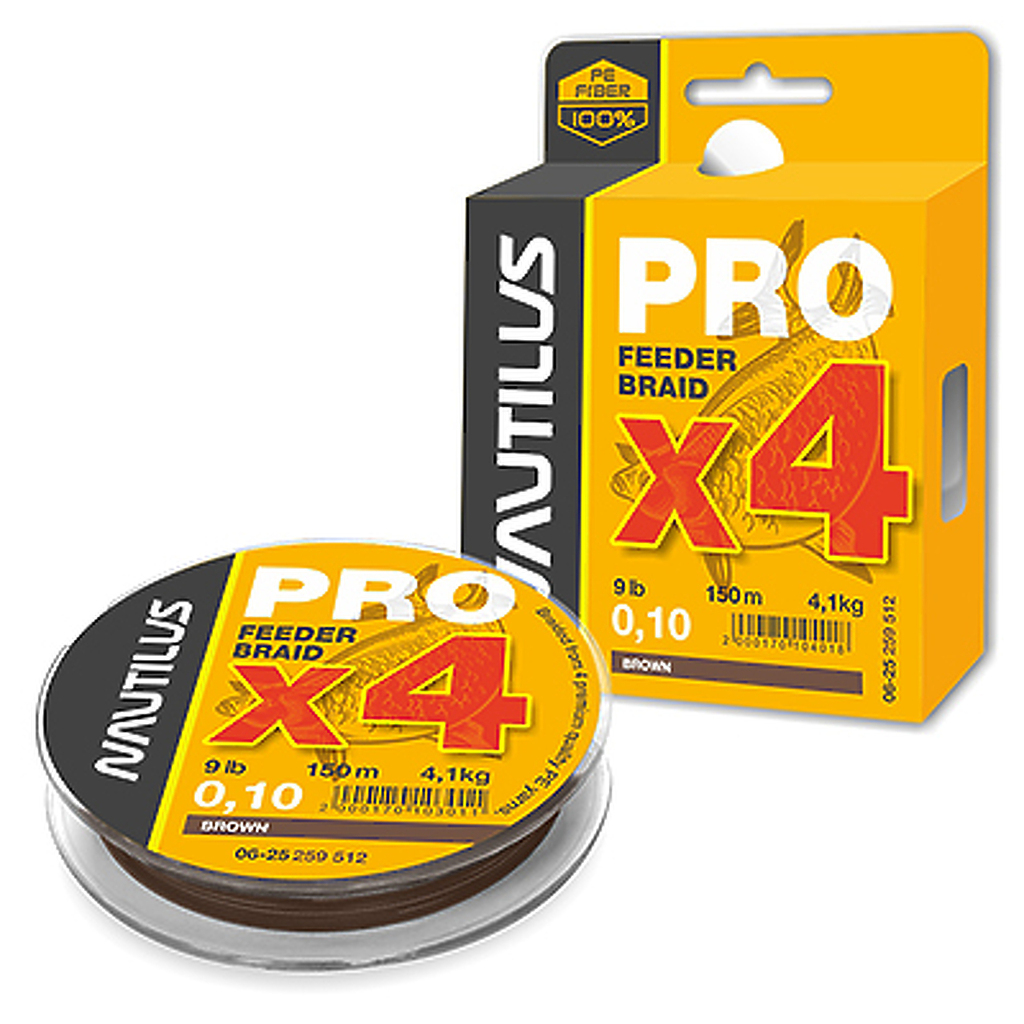 Шнур Nautilus Pro Feeder Braid Brown d 0 16 8 2кг 18lb 150м Шнур Nautilus Pro Feeder Braid Brown d 0 16 8 2кг 18lb 150м