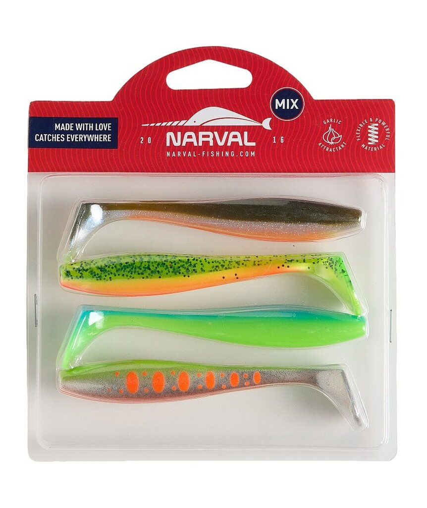 Мягкая приманка Narval Choppy Tail 12см Mix M08