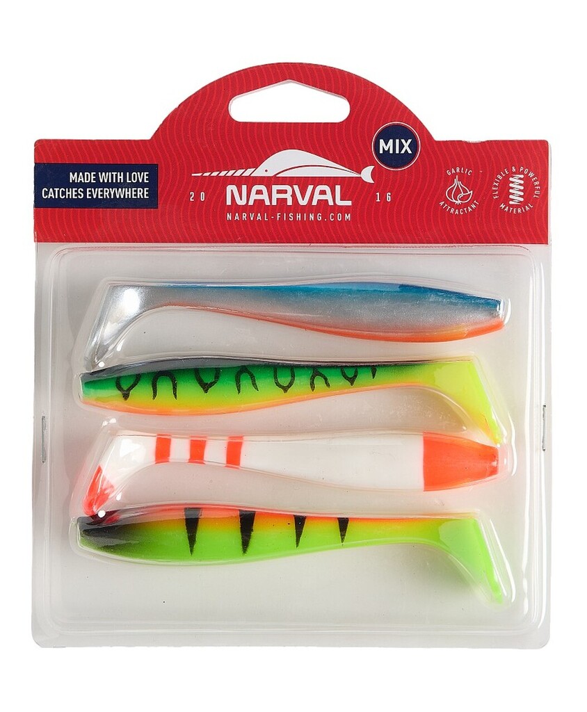 Мягкая приманка Narval Choppy Tail 12см Mix M06