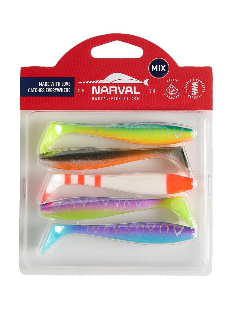 Мягкая приманка Narval Choppy Tail 10см Mix M03