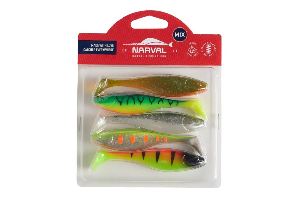 Мягкая приманка Narval Commander Shad 10см Mix M04
