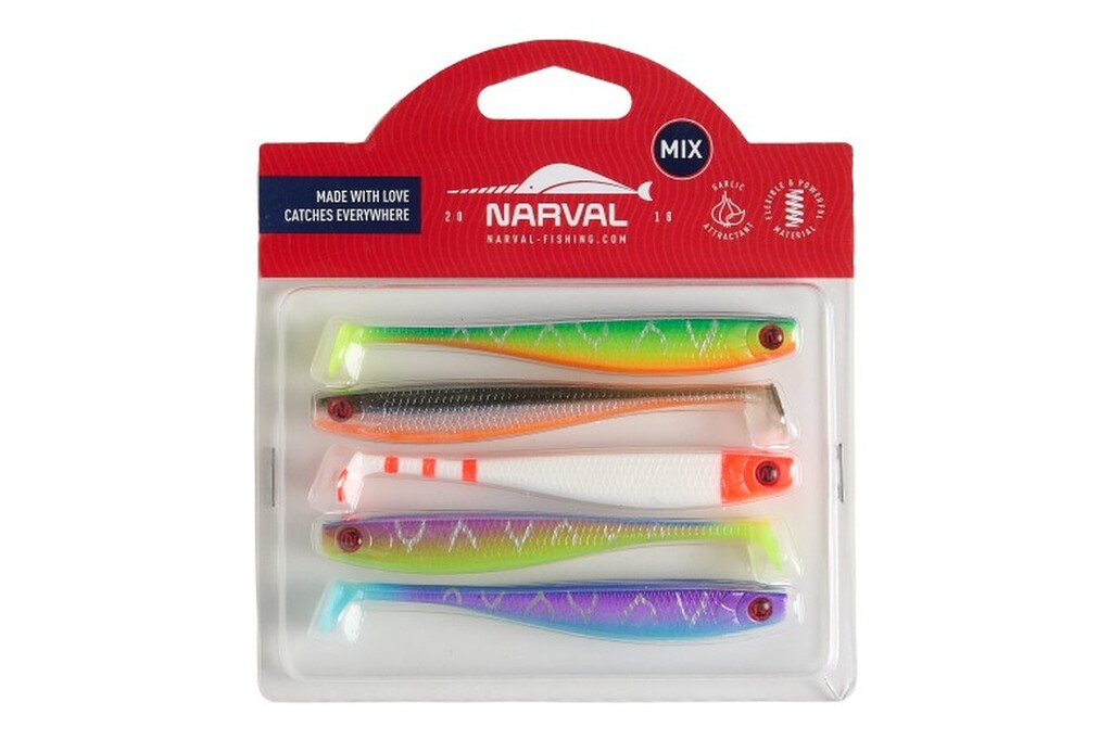 Мягкая приманка Narval Fishing Skinny 10см Mix M03 Мягкая приманка Narval Fishing Skinny 10см Mix M03