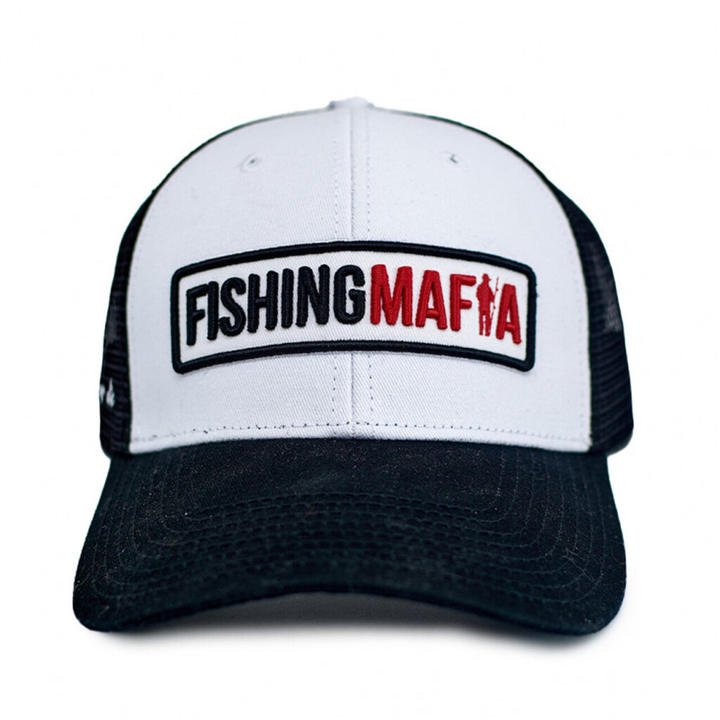 Бейсболка FISH GAMES Цвет ЧБ FishingMafia