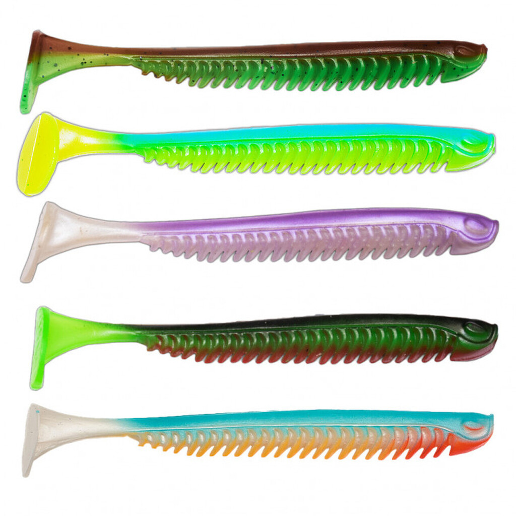 Силиконовая приманка FISH GAMES FANTOM 5 5 5шт Цвет Микс 1